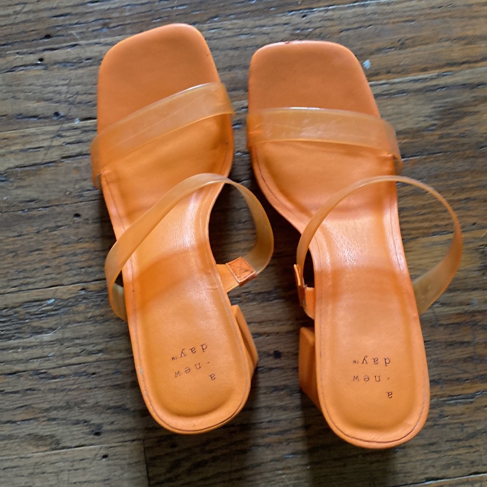 A new day Orange Block Heel - Picture 4 of 7